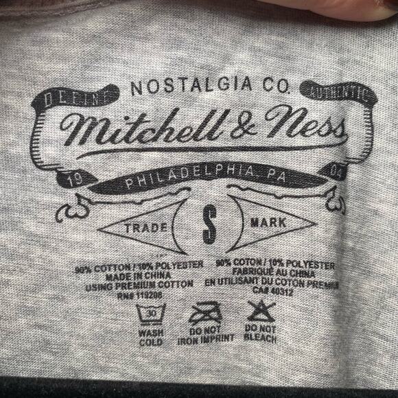 NWT Mitchell & Ness Washington Bullets NBA Gray T-Shirt Women's size Small - Picture 2 of 8